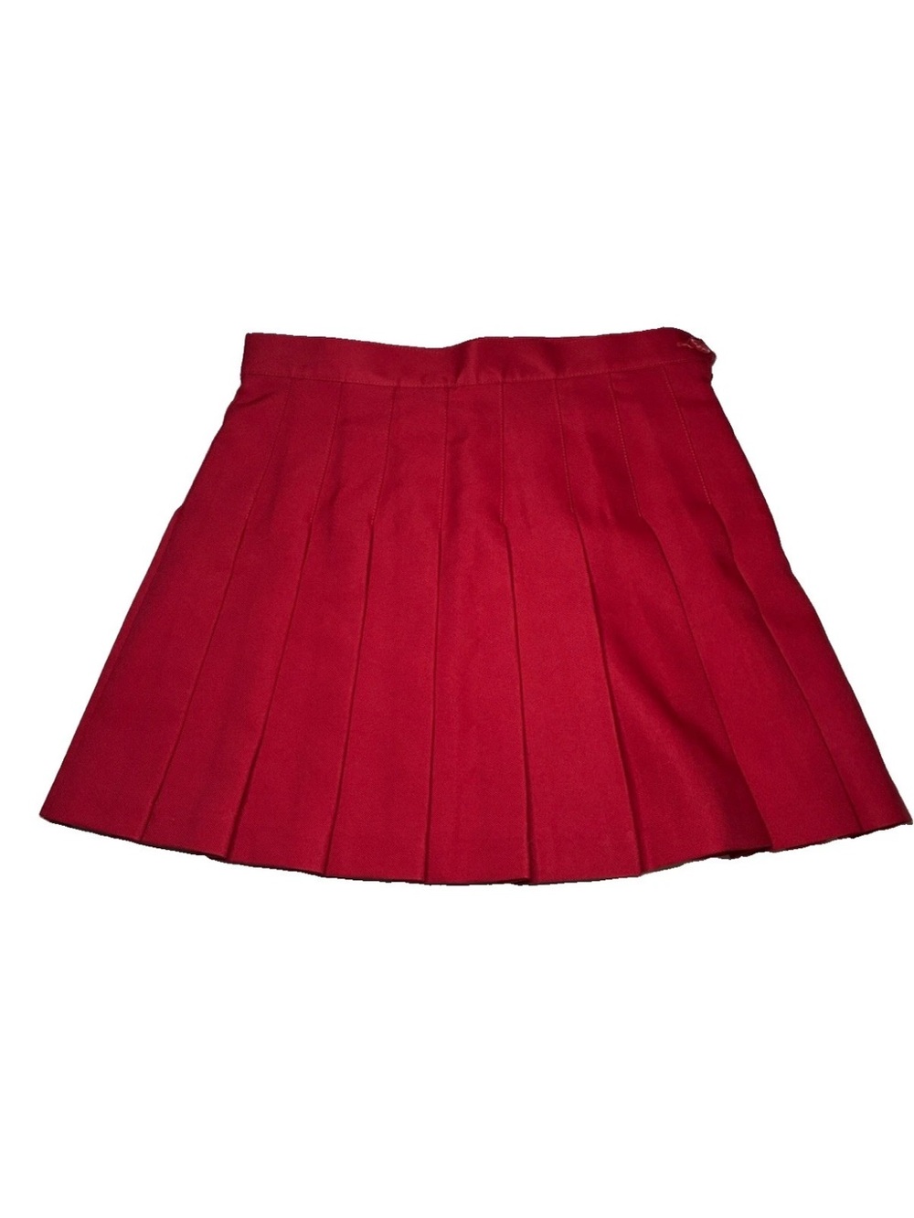 American Apparel Pleated Tennis Skirt Red Size S Made in USA Twee Academia